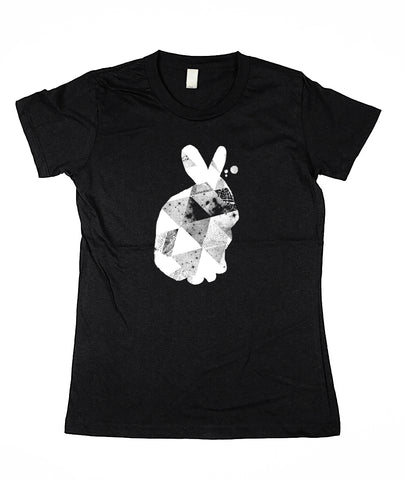 Women's Geometric Bunny Rabbit Shirt