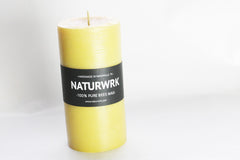 beeswax pillar candle 6 inch