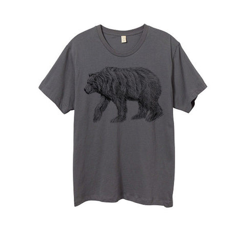 Asphalt Grey California Bear Tshirt