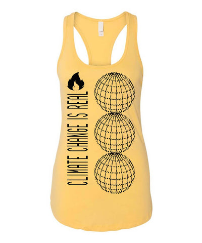 Womens Global Warming is Real Tank Top