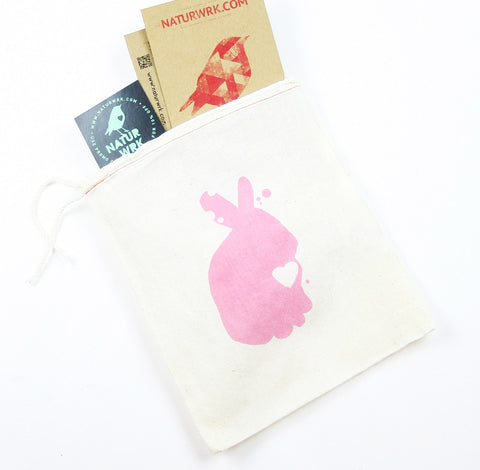 Bubblegum Pink Rabbit Gift Bag