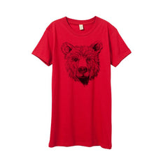 Womens Red Bear Tshirt