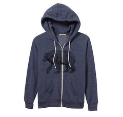 Men's unisex Eco-Navy Bear Hoodie