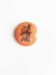 anatomical heart pin back button