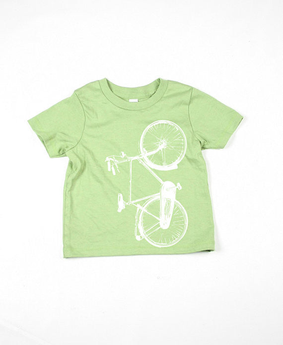 Kids Green Bike Shirt
