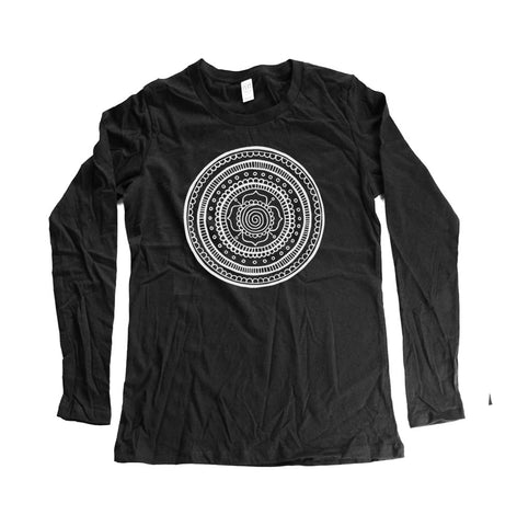 Unisex Long Sleeve Mandala Shirt