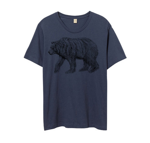 Men's Navy Blue California Bear Tshirt