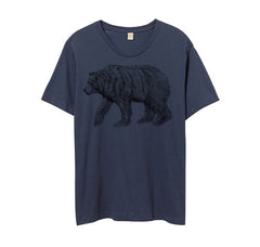 Men's Navy Blue California Bear Tshirt