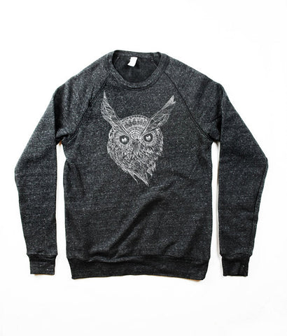 Men's Owl Face Sweatshirt