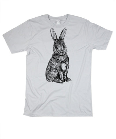 Men's Silver Rabbit Tshirt