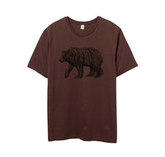 Men's Brown California Bear Tshirt