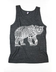 Men's Geometric Bear Tank Top