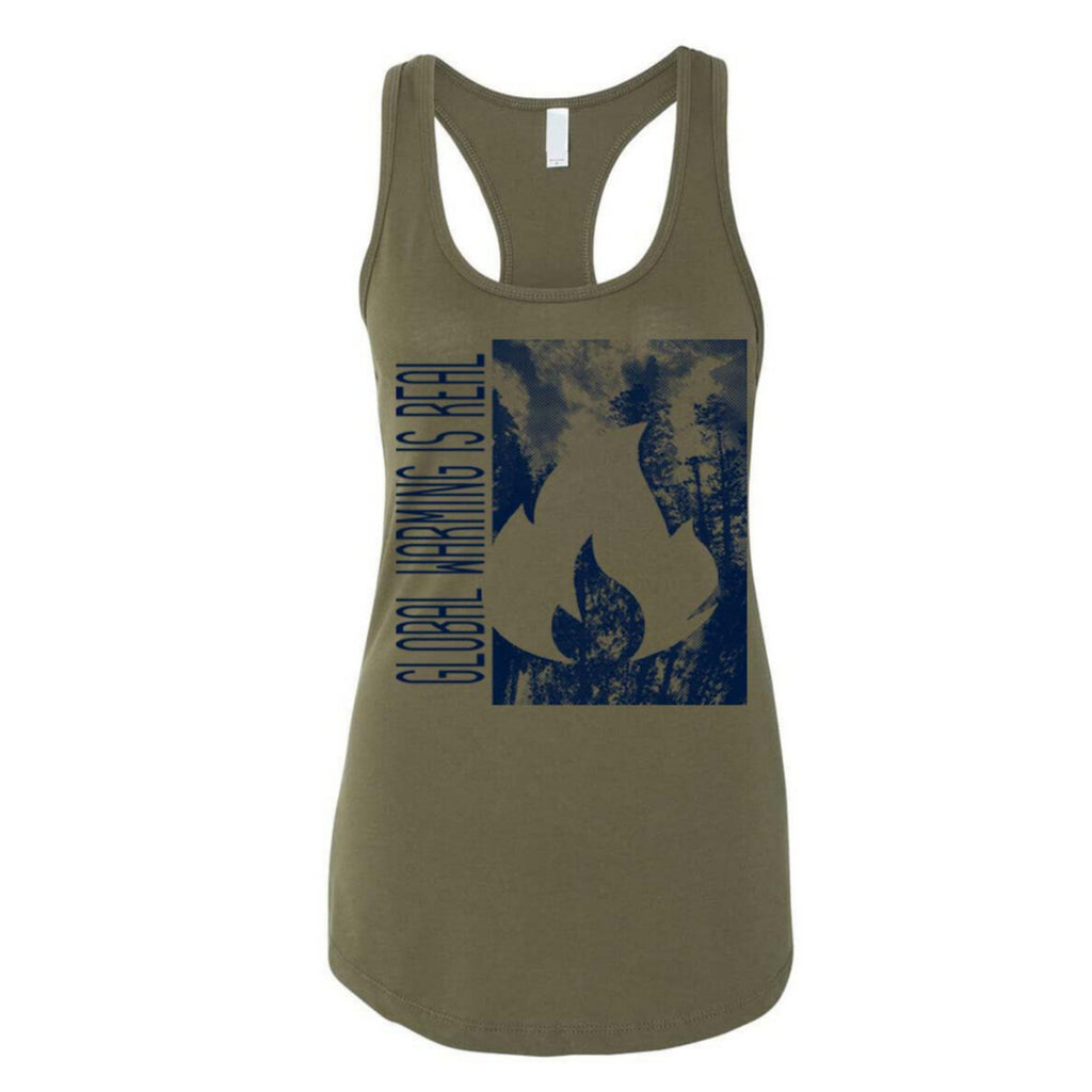 Womens Global Warming is Real Tank Top