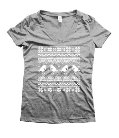 Unisex Ugly Christmas V-Neck