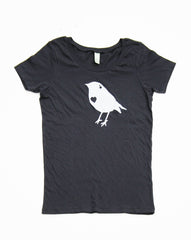 Women's Scoop Neck Bird Tshirt