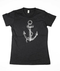 Women's Black Anchor Shirt